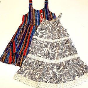 Pair of breezy summer dresses - girls 6/7